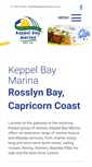 Mobile Screenshot of keppelbaymarina.com.au